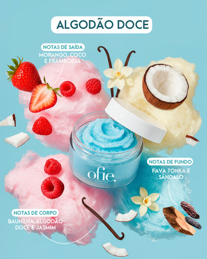Esfoliante Corporal Sugar Scrub - ALGODÃO DOCE - 300g