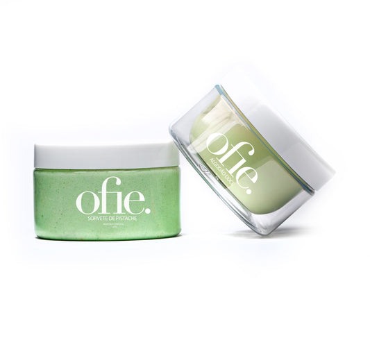 Kit Esfoliante e Manteiga corporal - SORVETE DE PISTACHE